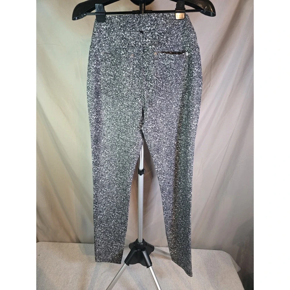 Womens Michael Kors Pants Medium Black White‎ Geometric Print